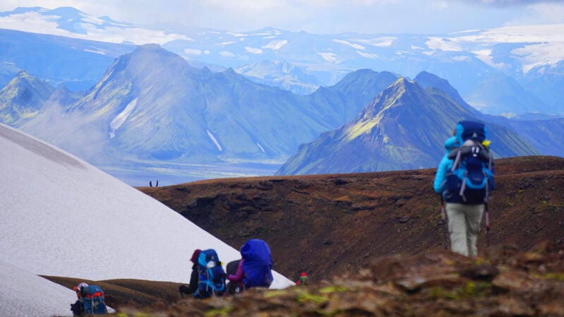 Laugavegur Trail in Iceland