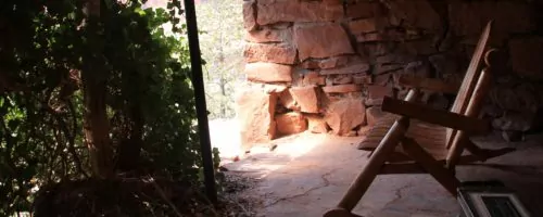 Trail porch and chair