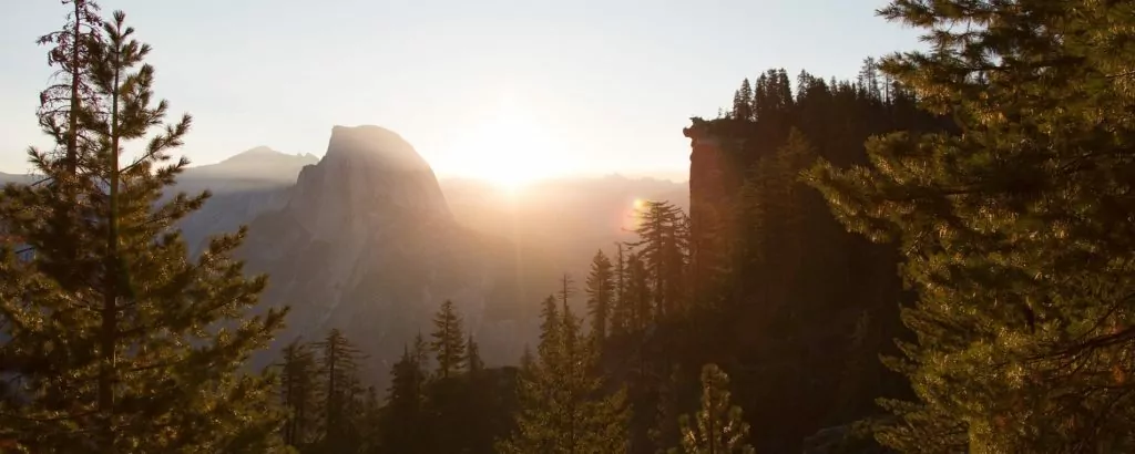 Halfdome sunrise